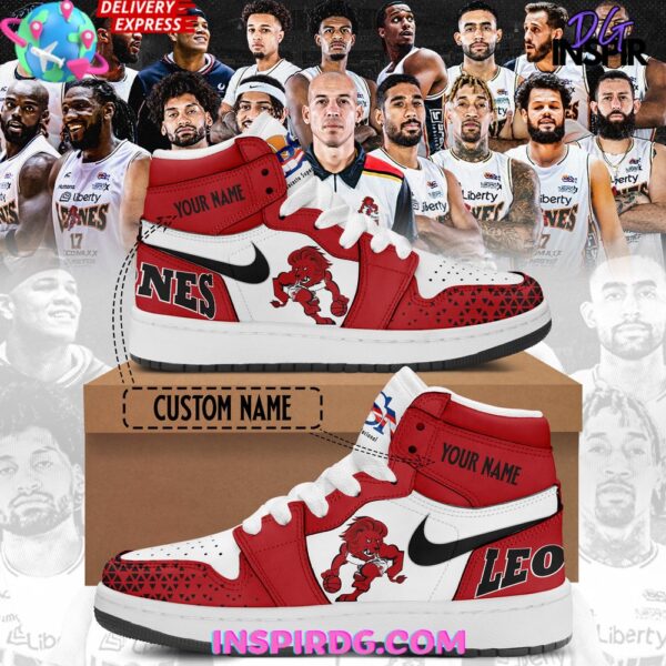 Tubopro Leones de Ponce BSN AJ1 High Sneakers Shoes For Men And Women