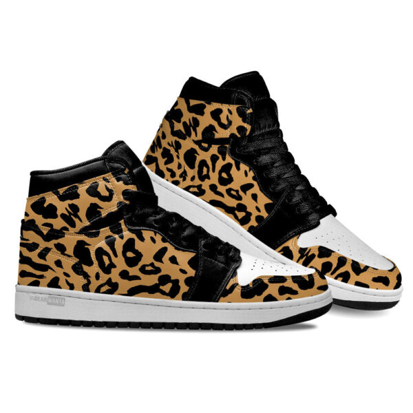 Tubopro Leopard Skin AJ1 High Sneakers Shoes For Men And Women - Image 3