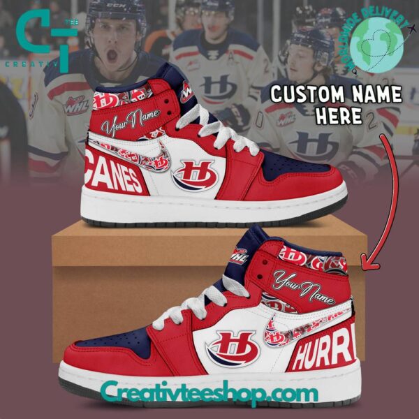 Tubopro Lethbridge Hurricanes AJ1 High Sneakers Shoes For Men And Women