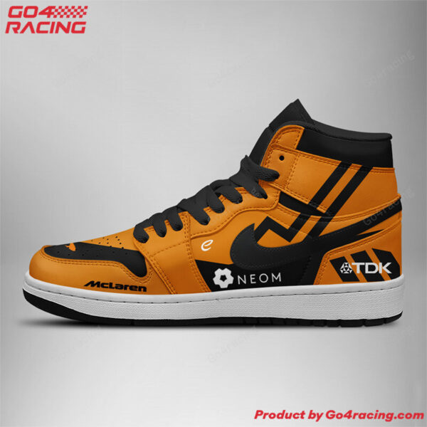 Tubopro Lewis Hamilton x Charles Leclerc  Ferrari AJ1 High Sneakers Shoes For Men And Women - Image 2