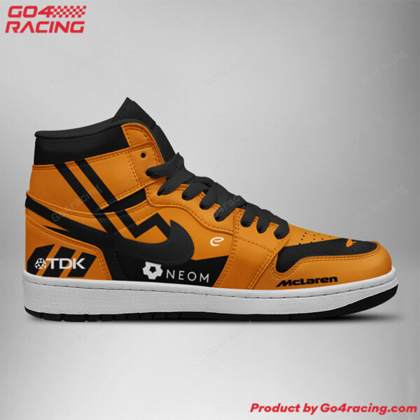 Tubopro Lewis Hamilton x Charles Leclerc  Ferrari AJ1 High Sneakers Shoes For Men And Women - Image 3