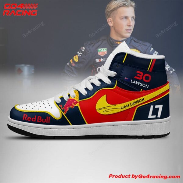 Tubopro Lewis Hamliton  Ferrari AJ1 High Sneakers Shoes For Men And Women - Image 2
