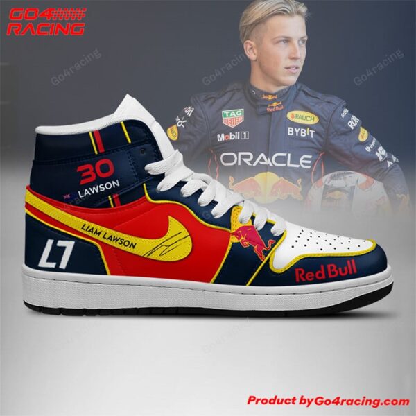 Tubopro Lewis Hamliton  Ferrari AJ1 High Sneakers Shoes For Men And Women - Image 3