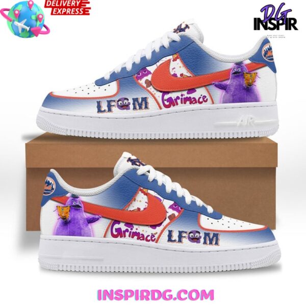 Tubopro LFGM Grimace Era Mets Air Low-Top Sneakers Shoes For Men And Women - Image 2