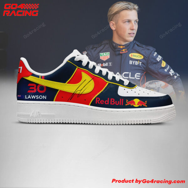Tubopro Liam Lawson  Redbull Air Low-Top Sneakers Shoes For Men And Women - Image 3