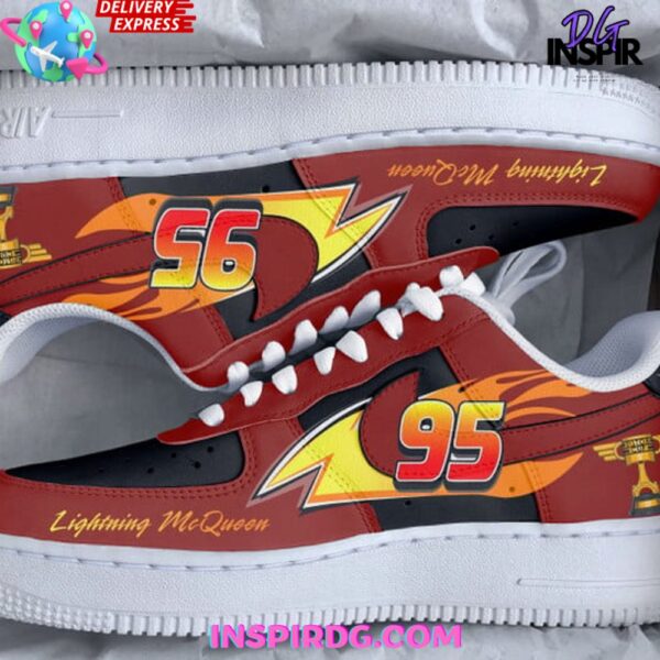 Tubopro Lightning McQueen Air Low-Top Sneakers Shoes For Men And Women - Image 4