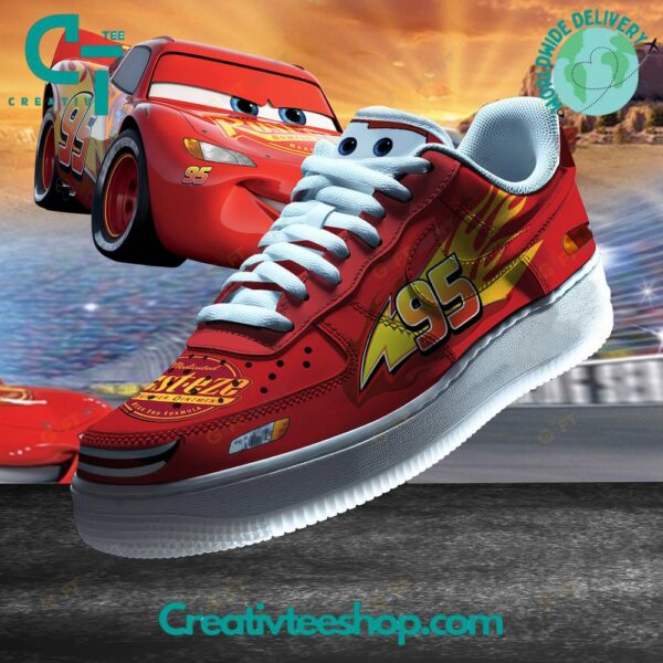 Tubopro Lightning McQueen Air Low-Top Sneakers Shoes For Men And Women