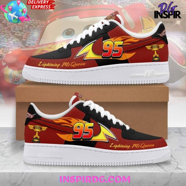 Tubopro Lightning McQueen Air Low-Top Sneakers Shoes For Men And Women