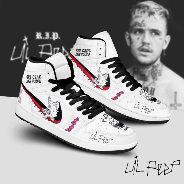 Tubopro Lil Peep AJ1 High Sneakers Shoes For Men And Women