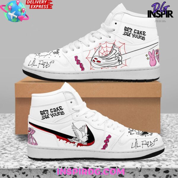 Tubopro Lil Peep AJ1 High Sneakers Shoes For Men And Women - Image 2