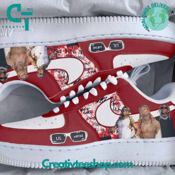 Tubopro Lil Wayne Air Low-Top Sneakers Shoes For Men And Women - Image 2