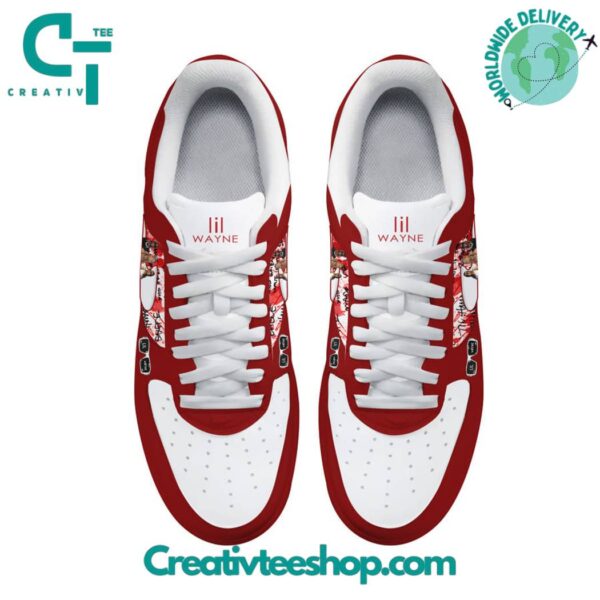 Tubopro Lil Wayne Air Low-Top Sneakers Shoes For Men And Women - Image 3