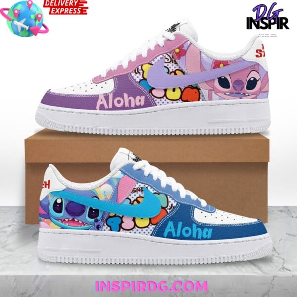 Tubopro Lilo & Stitch Air Low-Top Sneakers Shoes For Men And Women - Image 2