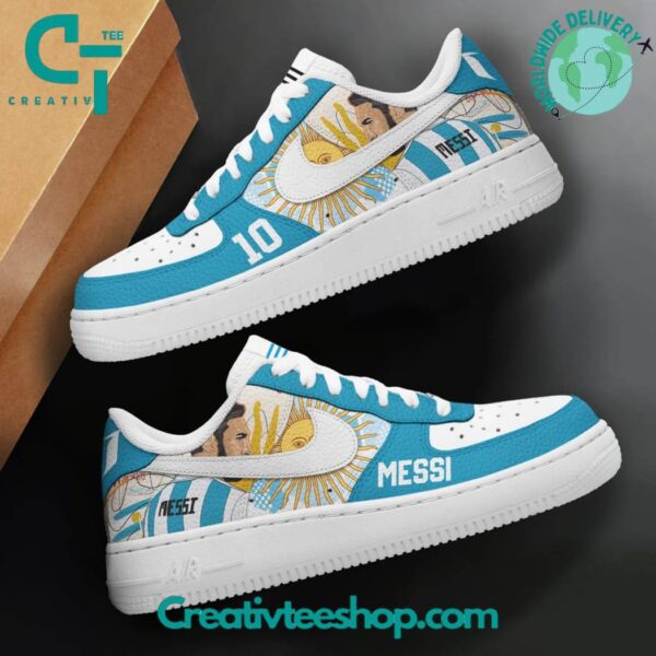 Tubopro Lionel Messi Air Low-Top Sneakers Shoes For Men And Women - Image 2