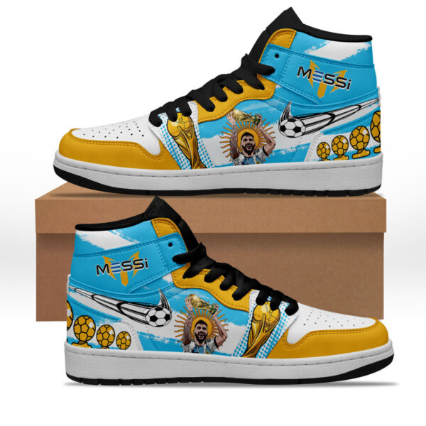 Tubopro Lionel Messi AJ1 High Sneakers Shoes For Men And Women