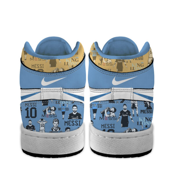 Tubopro Lionel Messi AJ1 High Sneakers Shoes For Men And Women - Image 4