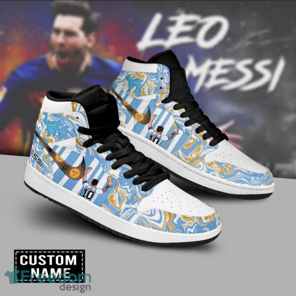 Tubopro Lionel Messi AJ1 High Sneakers Shoes For Men And Women - Image 2