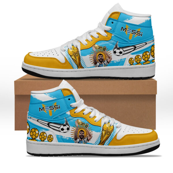 Tubopro Lionel Messi AJ1 High Sneakers Shoes For Men And Women