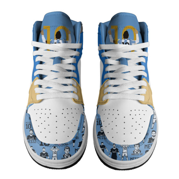 Tubopro Lionel Messi AJ1 High Sneakers Shoes For Men And Women - Image 2