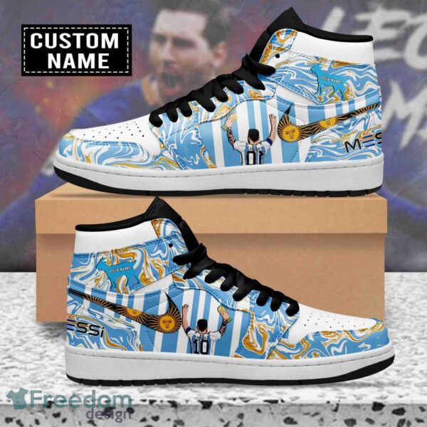 Tubopro Lionel Messi AJ1 High Sneakers Shoes For Men And Women