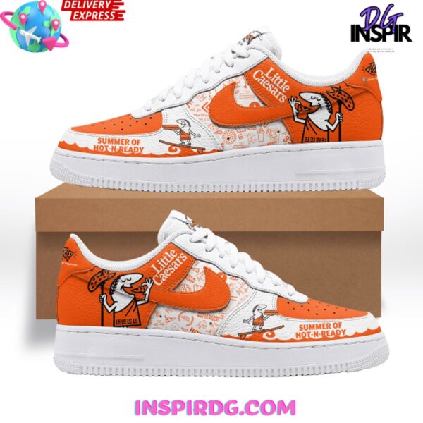 Tubopro Little Caesars Air Low-Top Sneakers Shoes For Men And Women - Image 2
