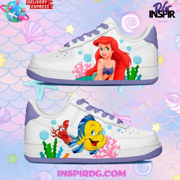 Tubopro Little Mermaid Air Low-Top Sneakers Shoes For Men And Women
