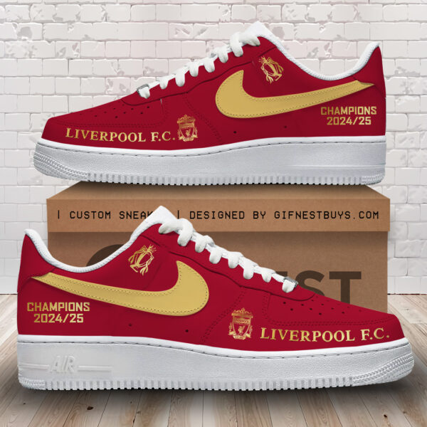 Tubopro Liverpool FC Air Low-Top Sneakers Shoes For Men And Women