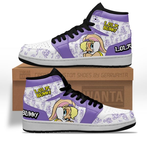 Tubopro Lola Bunny AJ1 High Sneakers Shoes For Men And Women