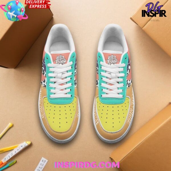Tubopro Lollapalooza Festival Air Low-Top Sneakers Shoes For Men And Women - Image 2