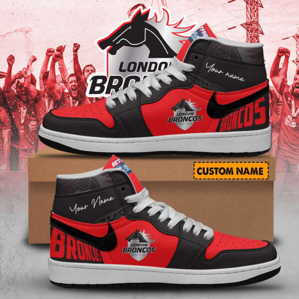 Tubopro London Broncos AJ1 High Sneakers Shoes For Men And Women