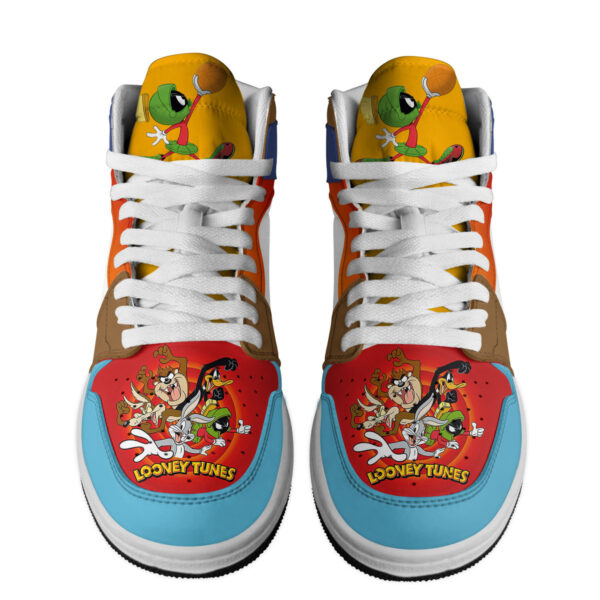 Tubopro Looney Tunes AJ1 High Sneakers Shoes For Men And Women - Image 2