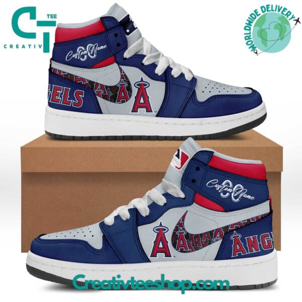 Tubopro Los Angeles Angels AJ1 High Sneakers Shoes For Men And Women