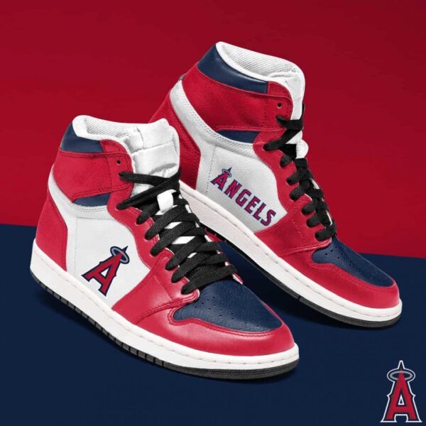 Tubopro Los Angeles Angels AJ1 High Sneakers Shoes For Men And Women
