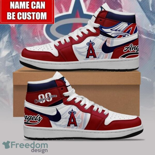 Tubopro Los Angeles Angels AJ1 High Sneakers Shoes For Men And Women