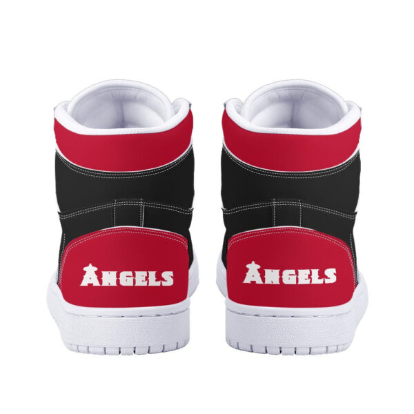 Tubopro Los Angeles Angels AJ1 High Sneakers Shoes For Men And Women - Image 4