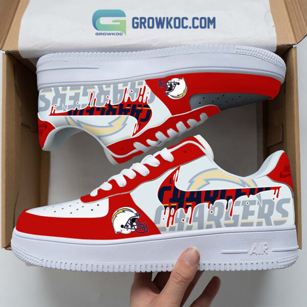Tubopro Los Angeles Chargers Air Low-Top Sneakers Shoes For Men And Women