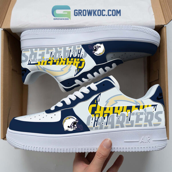 Tubopro Los Angeles Chargers Air Low-Top Sneakers Shoes For Men And Women - Image 2