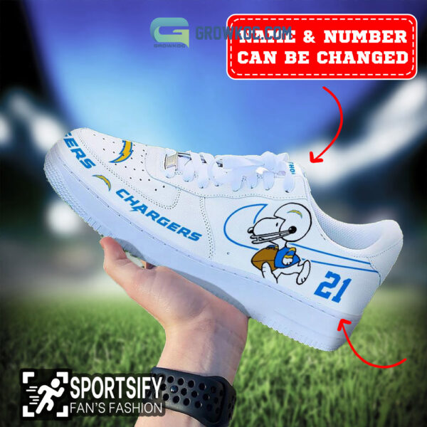 Tubopro Los Angeles Chargers Air Low-Top Sneakers Shoes For Men And Women