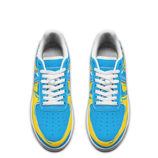 Tubopro Los Angeles Chargers Air Low-Top Sneakers Shoes For Men And Women - Image 4