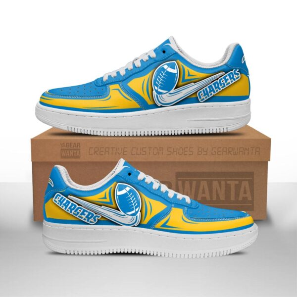 Tubopro Los Angeles Chargers Air Low-Top Sneakers Shoes For Men And Women