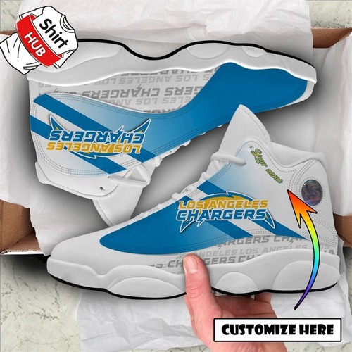 Tubopro Los Angeles Chargers AJ13 Sneakers Shoes For Men And Women