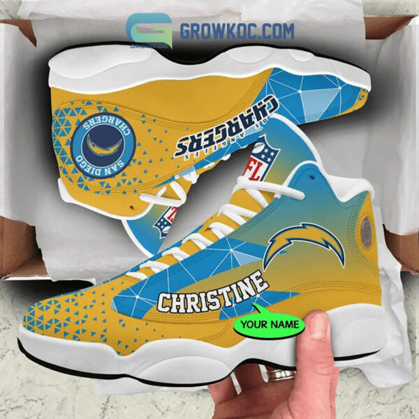 Tubopro Los Angeles Chargers AJ13 Sneakers Shoes For Men And Women