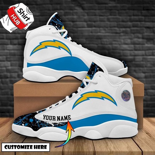 Tubopro Los Angeles Chargers AJ13 Sneakers Shoes For Men And Women