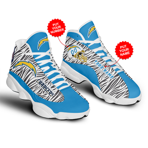 Tubopro Los Angeles Chargers AJ13 Sneakers Shoes For Men And Women