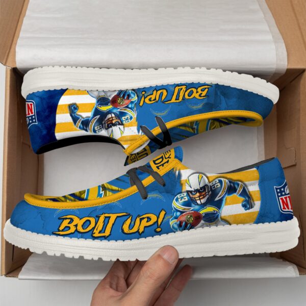 Tubopro Los Angeles Chargers Personalized Hey Dude Shoes For Men And Women - Image 2