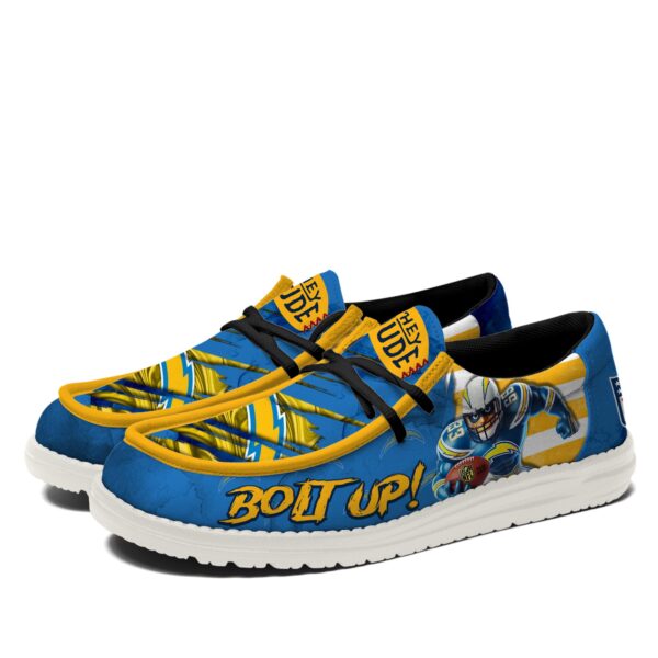 Tubopro Los Angeles Chargers Personalized Hey Dude Shoes For Men And Women - Image 6