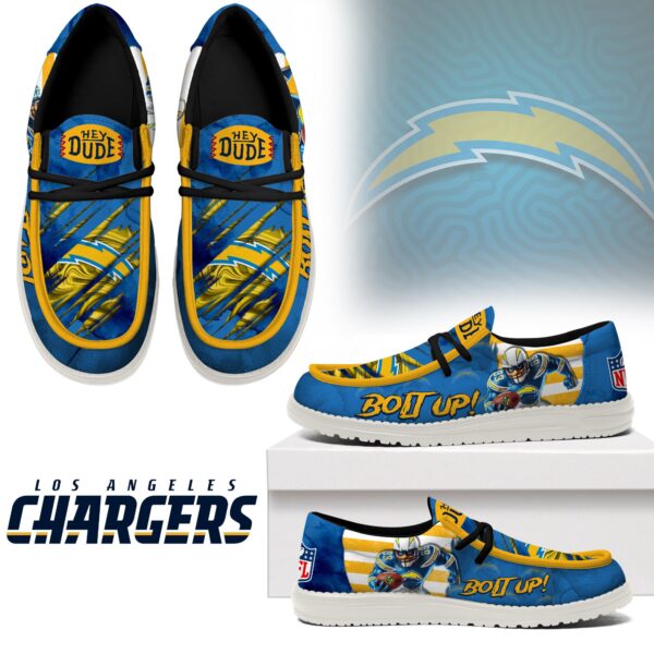 Tubopro Los Angeles Chargers Personalized Hey Dude Shoes For Men And Women