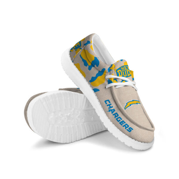 Tubopro Los Angeles Chargers Hey Dude Shoes For Men And Women - Image 3