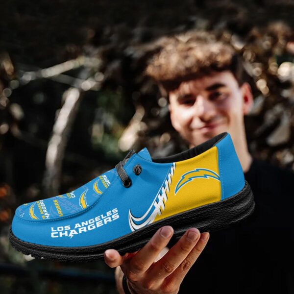 Tubopro Los Angeles Chargers Hey Dude Shoes For Men And Women - Image 4