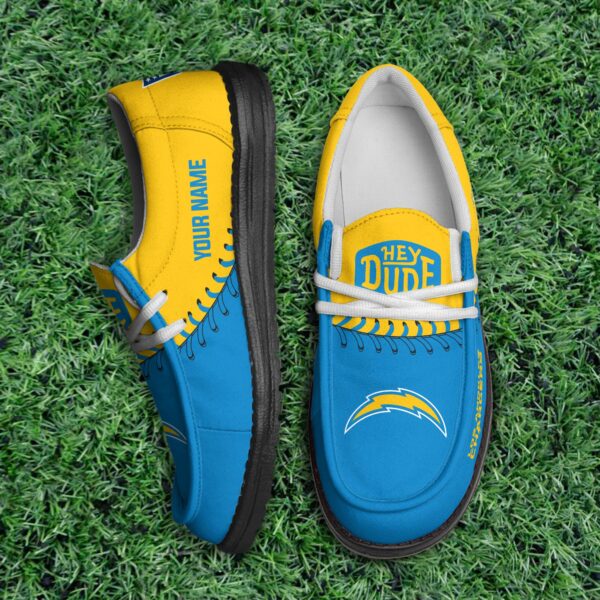 Tubopro Los Angeles Chargers Hey Dude Shoes For Men And Women - Image 2
